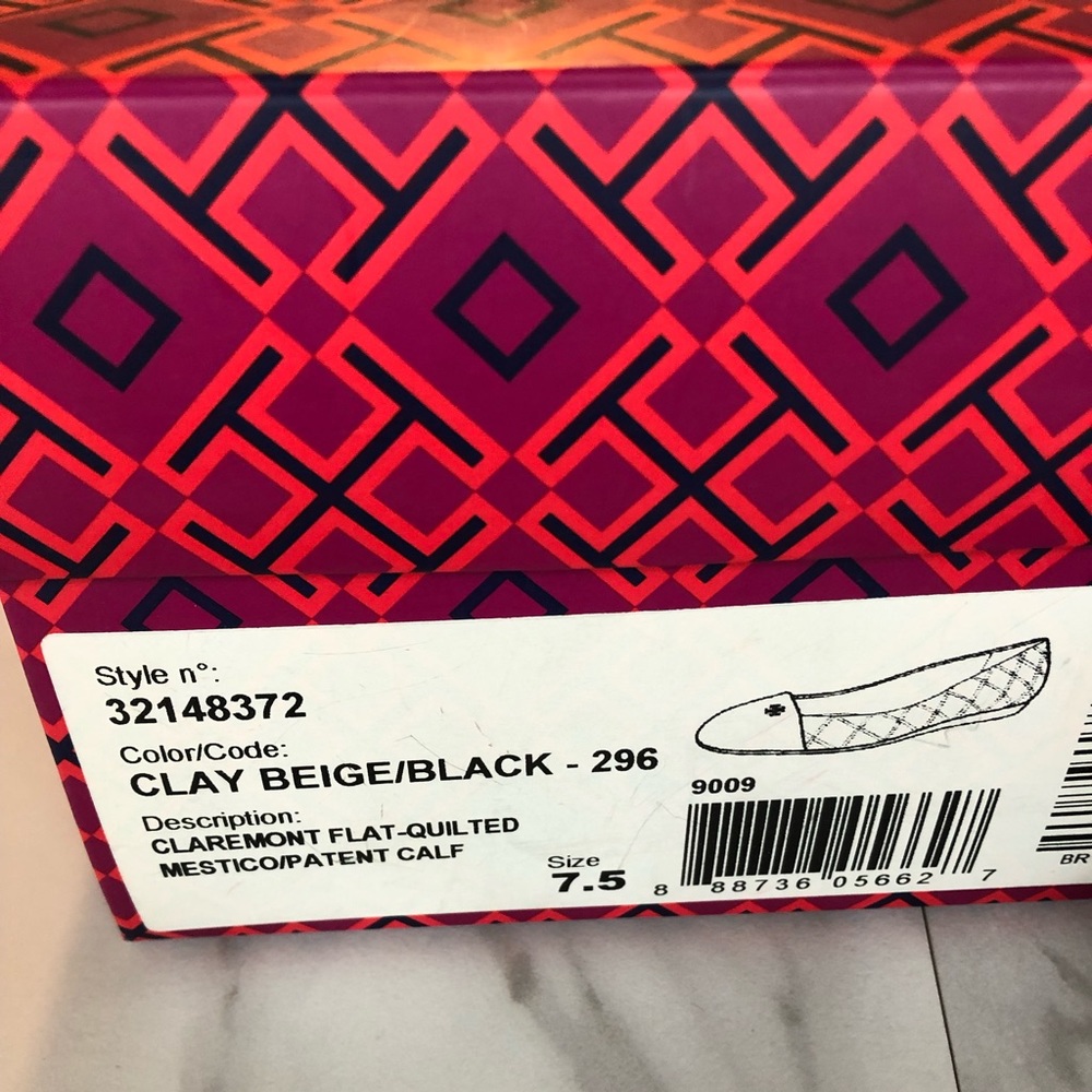 NWT Tory Burch flats size 7.5 - Picture 3 of 6